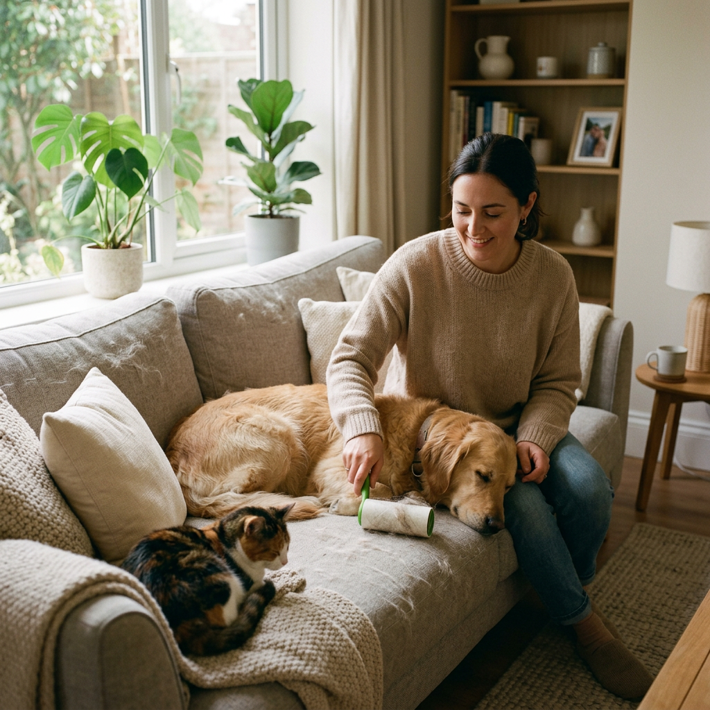 Jak skutecznie usuwać sierść z kanapy i zapobiegać zadrapaniom? Praktyczny przewodnik dla opiekunów psów i kotów