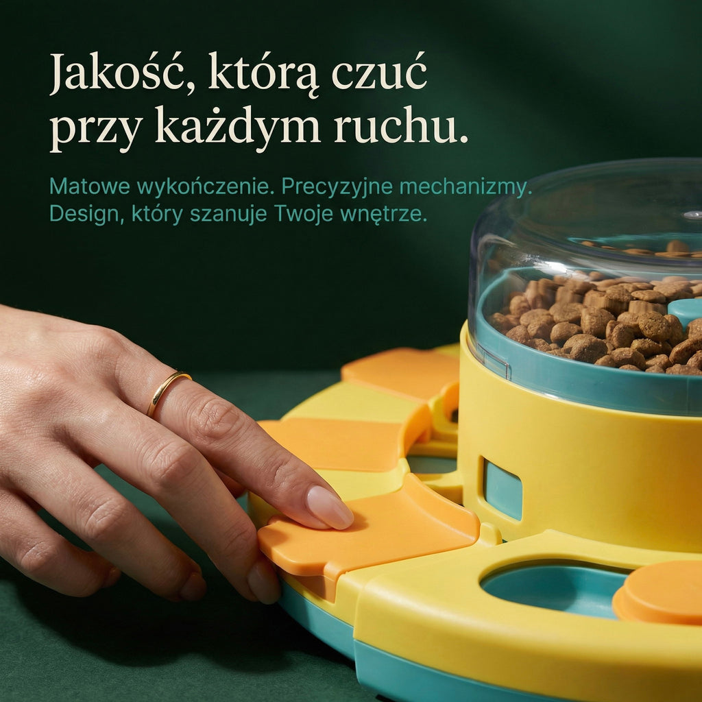 PuraPuzzle™ Interaktywna Miska Spowalniająca Jedzenie