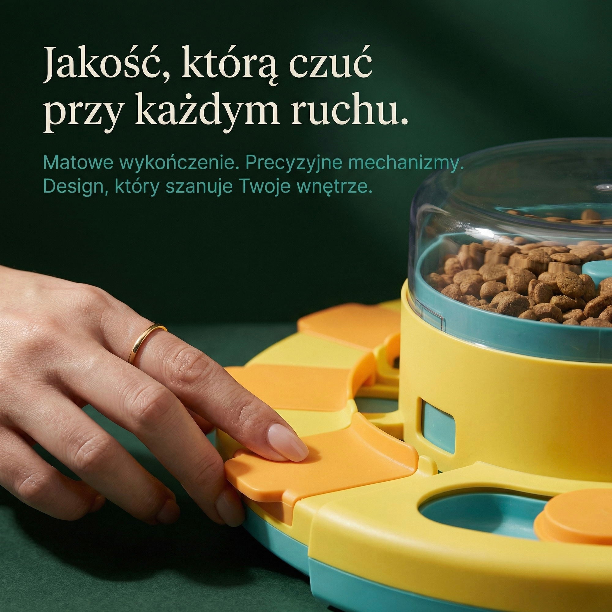 PuraPuzzle™ Interaktywna Miska Spowalniająca Jedzenie