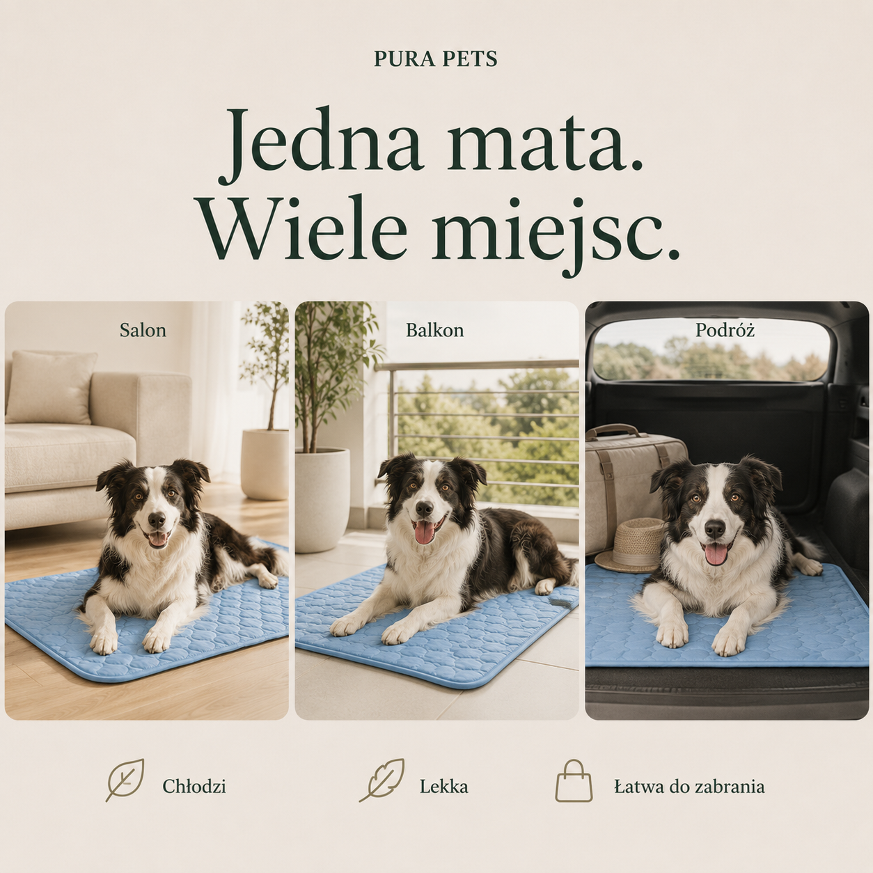 PuraChill™ mata chłodząca dla psa