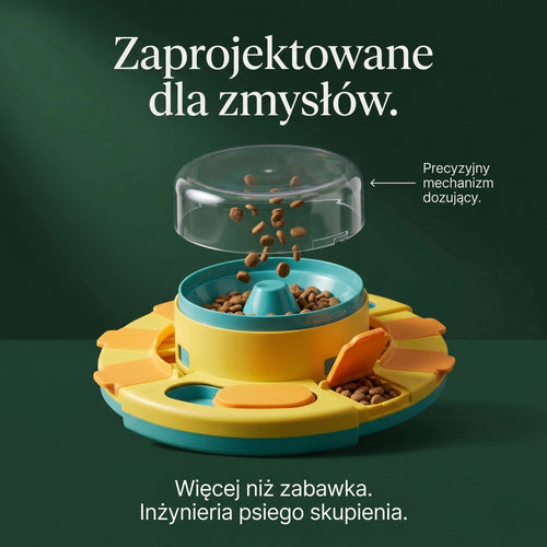 PuraPuzzle™ Interaktywna Miska Spowalniająca Jedzenie