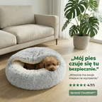 Legowisko CloudShell™ – Prywatna Strefa Spokoju dla Psa i Kota
